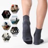 CS CELERSPORT 6 Pack Men's Ankle Socks with Cushion Athletic