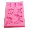 Innova Market Molde De Silicón Para Repostería Mariposas Rosa 8