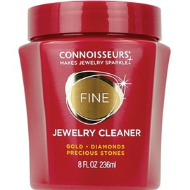 CONNOISSEURS Jewelry Cleaner Solution Safely Clean All Jewelry Gold Silver Diamonds Stones