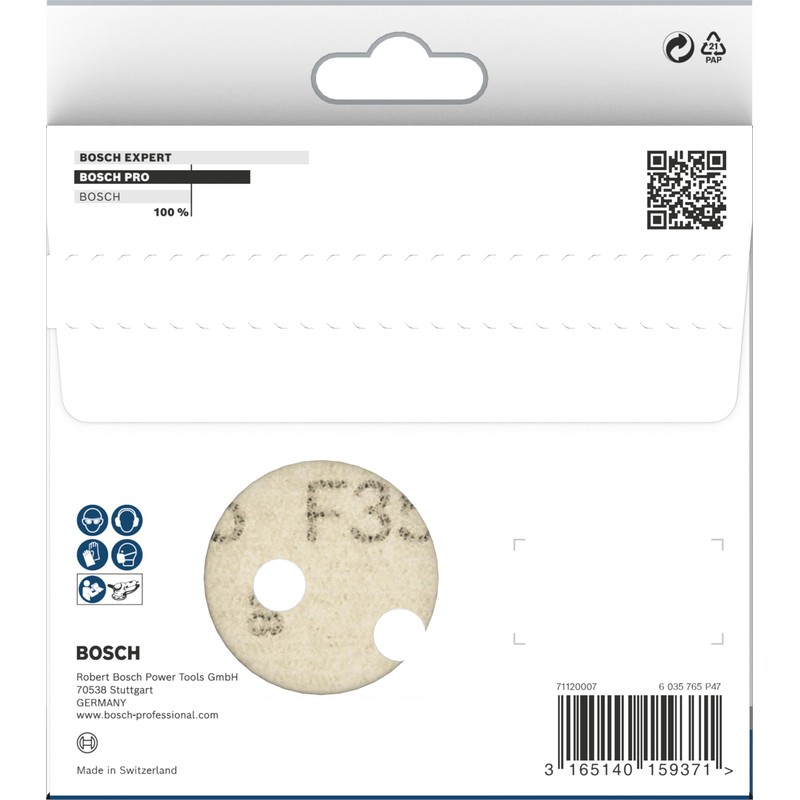 BOSCH (Bosch) sanding paper 125mmƒÓ # 240 (5 pieces) [2,608,605,119]