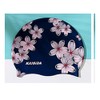 Gorro de natación de silicona para mujer, antideslizante, impermeable, para
