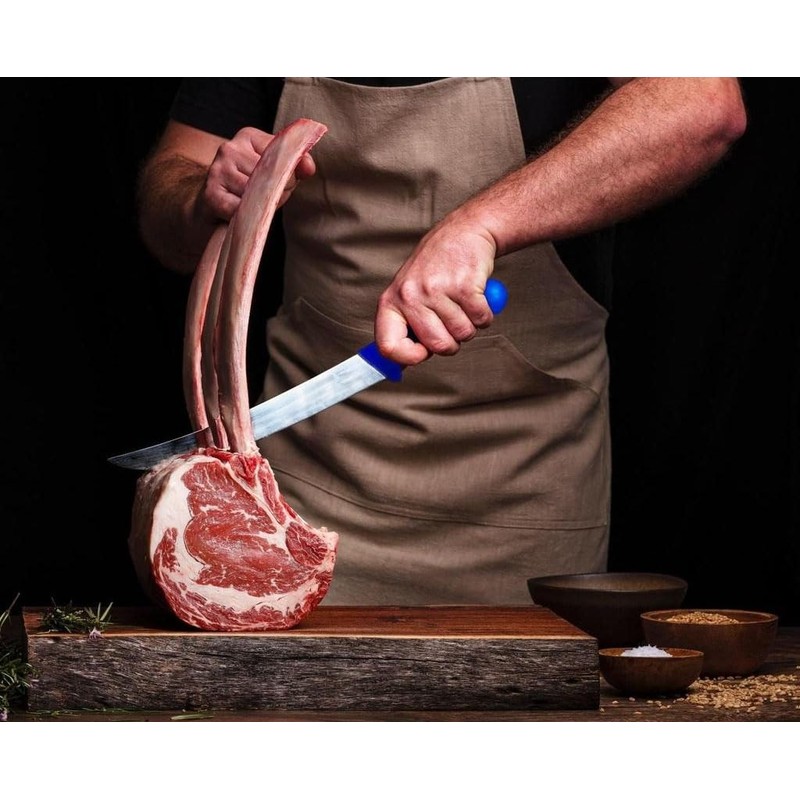 Glittering Bazaar Professional Curved Boning Knife - 9.8 Inch Stainless
