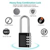 Padlocks with Code, 4 Digit Combination Padlock Ooutdoor, Weatherproof Heavy