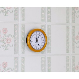 Shinwa Sokutei 72669 Thermometer/Hygrometer, U-3, Round, 2.6 inches (6.5 cm)