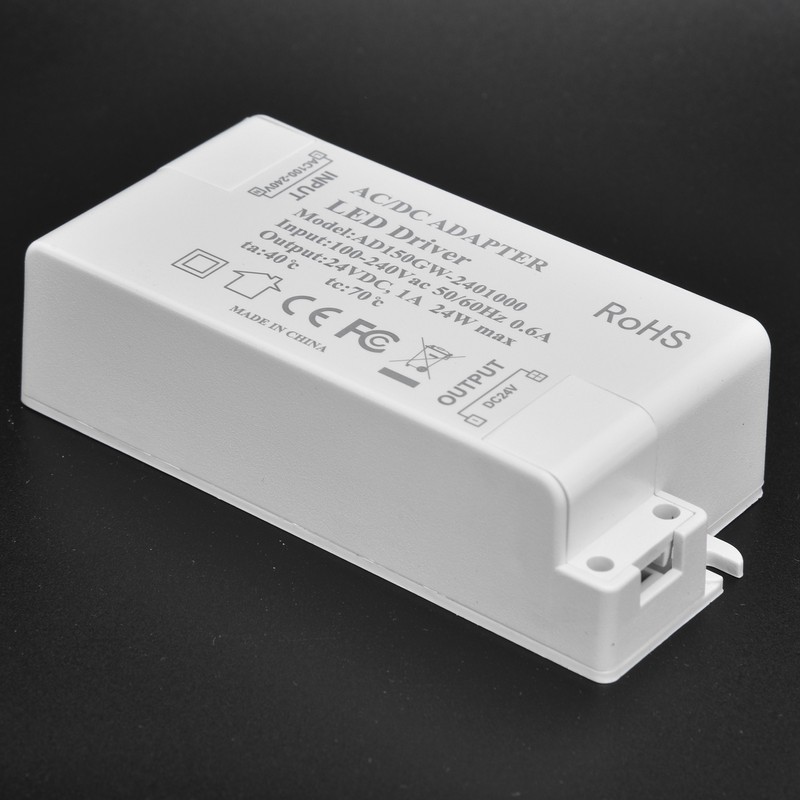 DC 24V 24W 1A LED Driver Constant Voltage Flame Retardant
