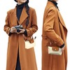 DARENYI Longchamp Mini Bag Strap Leather Replace Brown Adjustable Longchamp