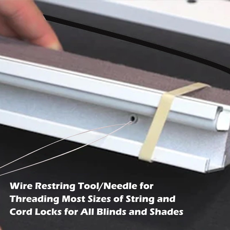 GGTE RV Pleated Shade Repair Kit with Wire Restring Tool,