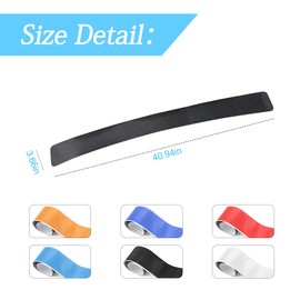 Car Rear Bumper Protector Guard, Carbon Fiber Anti-Scratch Sticker to Protect Car Door Edge, Trunk Sill Door Entry Trim Cover Guards, Exterior Accessories Universal for Most Cars, SUVs (Black)