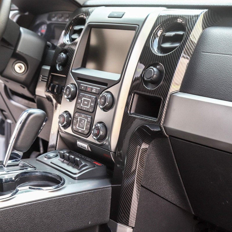 Voodonala Central Console Panel Frame Outlet Vent Trim for Ford