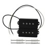 FLEOR Alnico 5 PB Bass Pickups Humbucker Pickup for 4