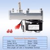 Criditpid Replacement C-E-017 Auger Motor for Breckwell P1000 Big E,