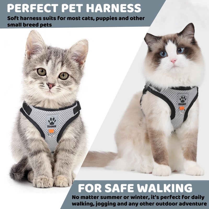 TYXHXTF Cat Harness with Lead, Escape Proof Set, Cats Automatic