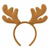 Plush Reindeer Antlers Headband Christmas Holiday Party Accessory