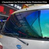 AuMoHall Chameleon Green and Blue Car Side Window Tint 20%