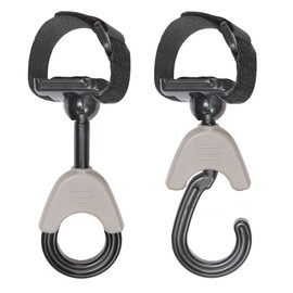 Stroller Hook, Popular! Comes with a drop prevention cover, luggage hook, can also be used as a bicycle handle or suitcase