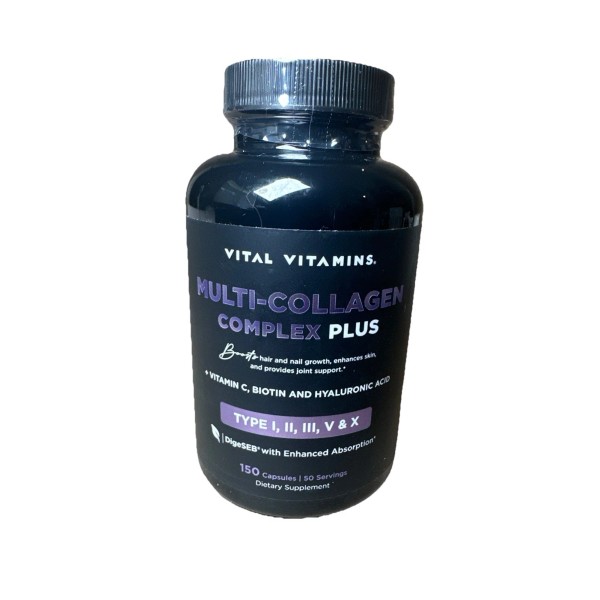 Vital Vitamins Multi Collagen Complex 150 Capsules Beauty Skin Joint