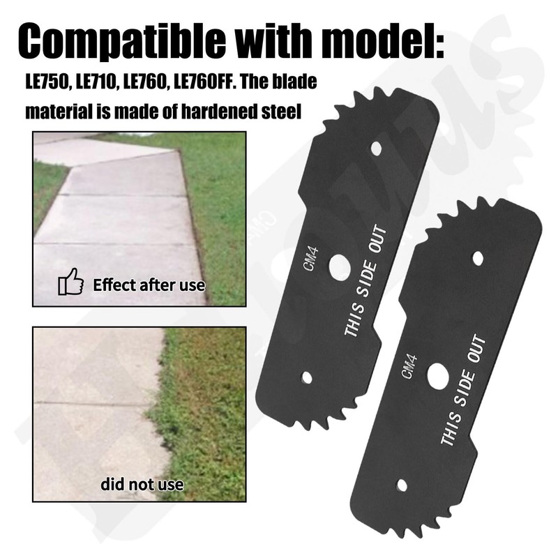 Haiouus 7-1/2" EB-007 Edge Hog Heavy-Duty Edger Replacement Blades, Compatible