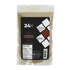 24K Pure Reishi Mushroom Extract Powder - 454g (1lb) | Real Mushrooms in Bulk, Superfood, Highly Nutritious, Earthy Flavour, Add to Smoothies, Shakes, Coffee, Tea, Yoghurt