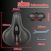 Bath & Bath Bicycle Saddle, Super Thick, Includes Tools, Painless,