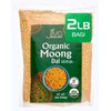 Jiva Organic Yellow Moong Dal 2 LB - Non-GMO, Gluten