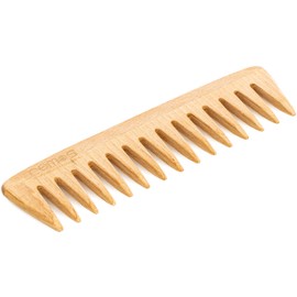 REMOS Haarkamm aus hochwertigem heimischem Buchenholz 18 cm grobe Zahnung