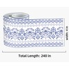 FLFK Mirror Frame Border - Floral Peel and Stick Wall