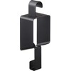 Yamazaki 5658 Hanging Dryer Holder, Black, Approx. W 4.2 x D 3.0 x H 11.8 inches (10.8 x 7.5 x 30 cm), Tower, Dryer Storage, Easy Storage