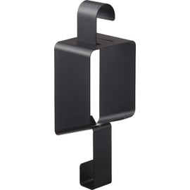 Yamazaki 5658 Hanging Dryer Holder, Black, Approx. W 4.2 x D 3.0 x H 11.8 inches (10.8 x 7.5 x 30 cm), Tower, Dryer Storage, Easy Storage
