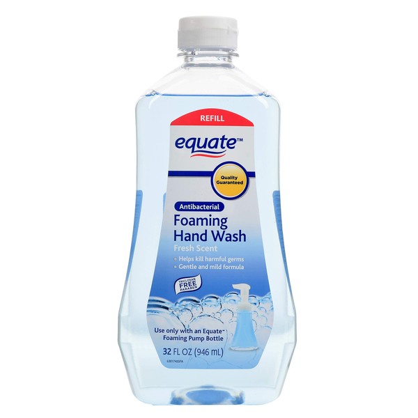 Equate Spring Showers Scent Foaming Hand Wash Refill, 32 FL OZ