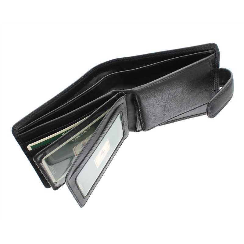 Visconti Heritage Collection STRAND Leather Wallet with Tab Closure RFID