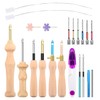 Punch Needle Tool Kit Set - Adjustable Embroidery Punch Needles