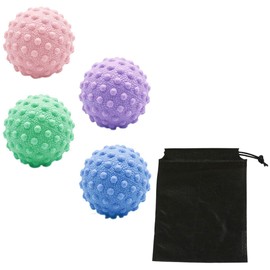 HAMILO Massage Ball, Myofascial Release Ball, Press Point and Storage Bag Included, Set of 4 Colors