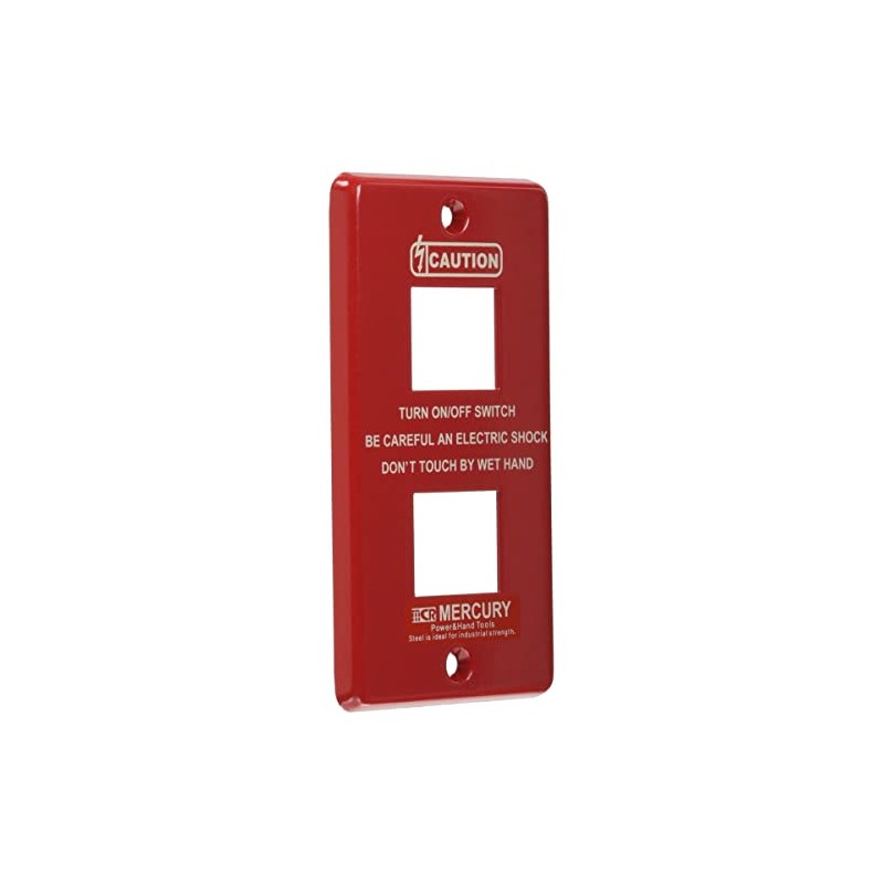 Keystone Design Accessory Red Mercury Switch Plate 2-Gang MESWPL2R