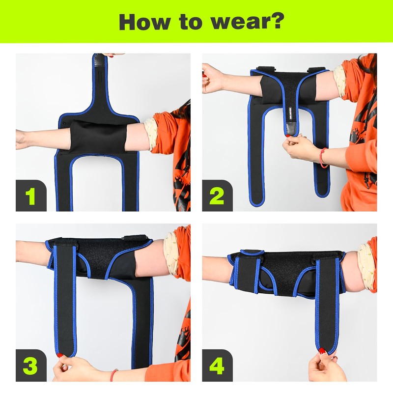 Cubital Tunnel Elbow Brace for Women&Men, Tennis Elbow Brace with