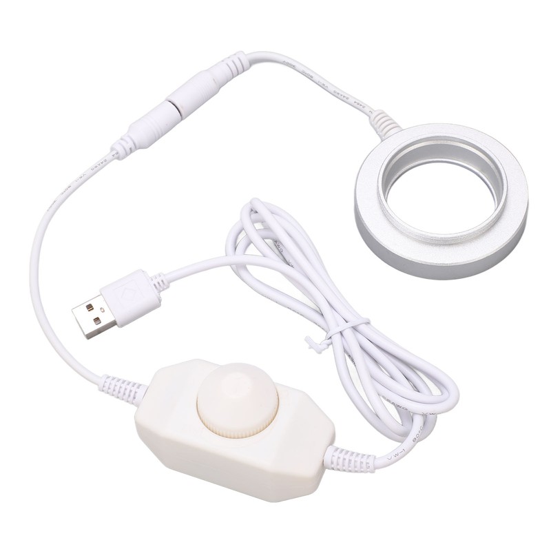 LED Ring Light Adjustable for Stereo Microscope Industrial Camera Imaging