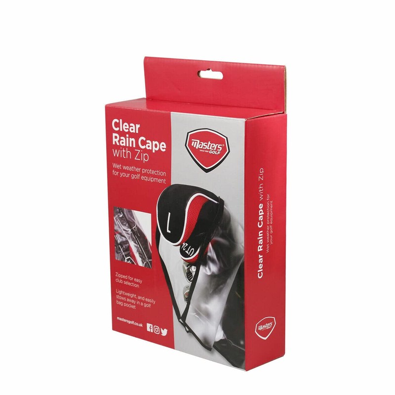 (One Size, Black) - Clear Bag Mac With Zip