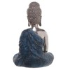 Puckator Thai Buddha Figurine-Metallic Meditation (1 Supplied), Resin, Multi, Height