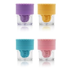 YKuzLx 4 Packs Contact Lens Washer Cleaner for Travel Home