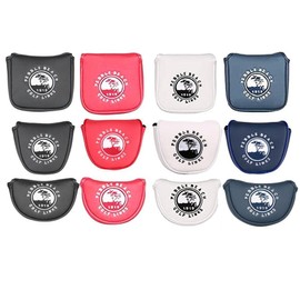 Golf Putter Cover for Mallet Small Mallet Odyssey 2 Ball Tailor Made Spider Putter with Magnet (White Square)