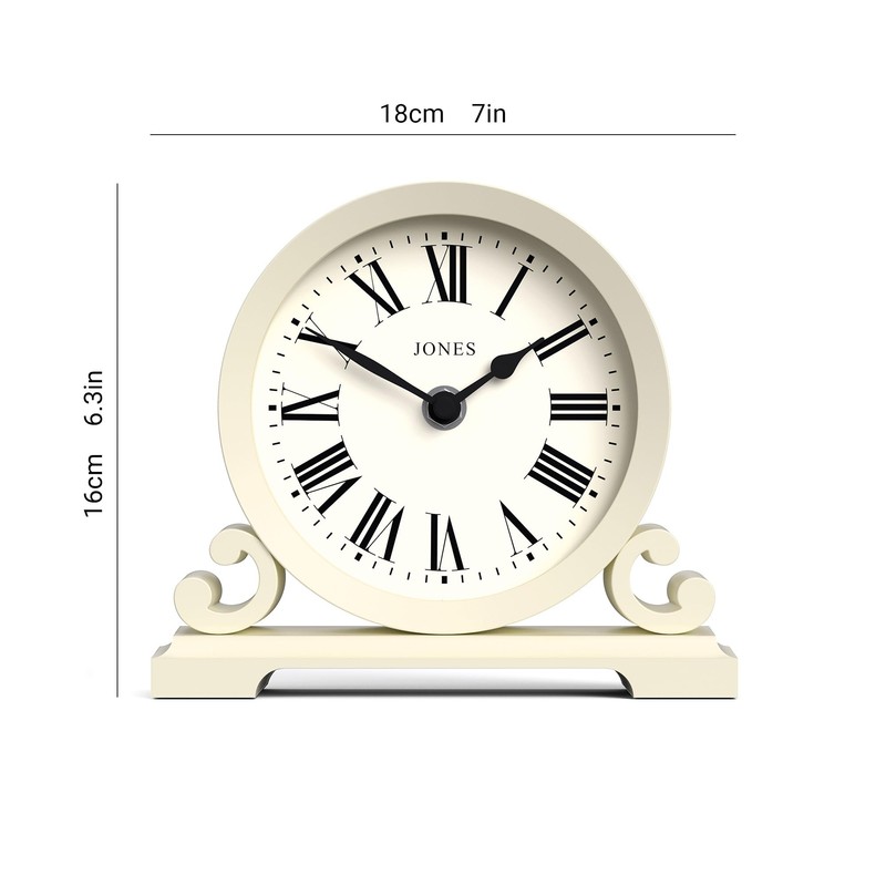 Jones Clocks® Saloon Mantel Clock - Traditional- Roman Numeral -