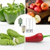 Bell Pepper Corer, 4 Pack Seed Remover Tool, Stainless Steel