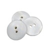 BOTIBOTON 50pcs Mother of Pearl Buttons, White Buttons for Sewing,
