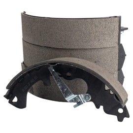 TRQ Rear Brake Shoes Compatible with 2007-2012 Ford Escape 2008-2011 Mazda Tribute Mercury Mariner