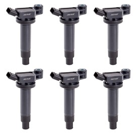 MAS Ignition Coil Pack of 6 Compatible With Toyota and Lexus Camry Avalon Highlander Sienna 3.0L V6 ES300 RX300 UF-267 Engine 1MZFE ONLY