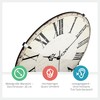 Mebus Vintage Wall Clock with Roman Numerals, No Ticking Noises