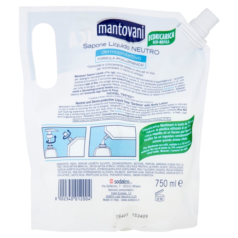 Mantovani Classico Sap Liq E/Ric750