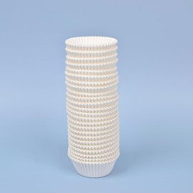 Cardboardhaus Capacillos #72 para Cupcakes de Colores Polka Dots Moldes de Papel 500 Piezas (Blanco)