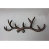 KiaoTime l Vintage Rustic Cast Iron Deer Antlers Wall Hat