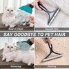 B-Land Carpet Rake for Pet Hair Removal, Reusable Pet Hair