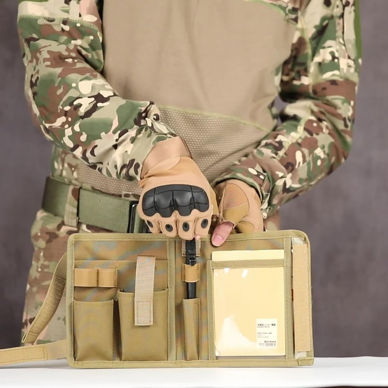 Map Case,Tactical Notebook,Waterproof map case for Hiking, Tactical, Outdoor Activities,